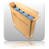 8 Pack - PhysioRoller - Short - Blue 8 Pack - PhysioRoller - Short - Blue
